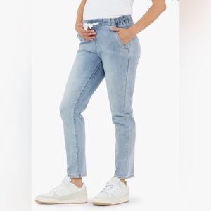 Ripe Maternity Light Blue Straight Leg Jeans